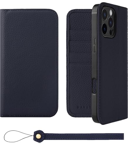Amazon.co.jp: HANATORA for iPhone 16ProMax ケース 手帳型 本革