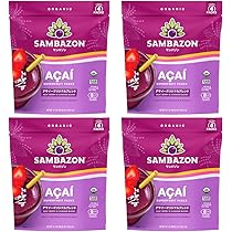 SAMBAZON サンバゾン 冷凍 アサイー 400g（100g×4）×10袋 Amazon | サンバゾン アサイー リオブレンド (100g×4袋)×4 計:1600g