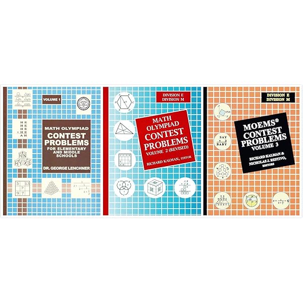 Math Olympiad Contest Problems Books Set (3 Volumes
