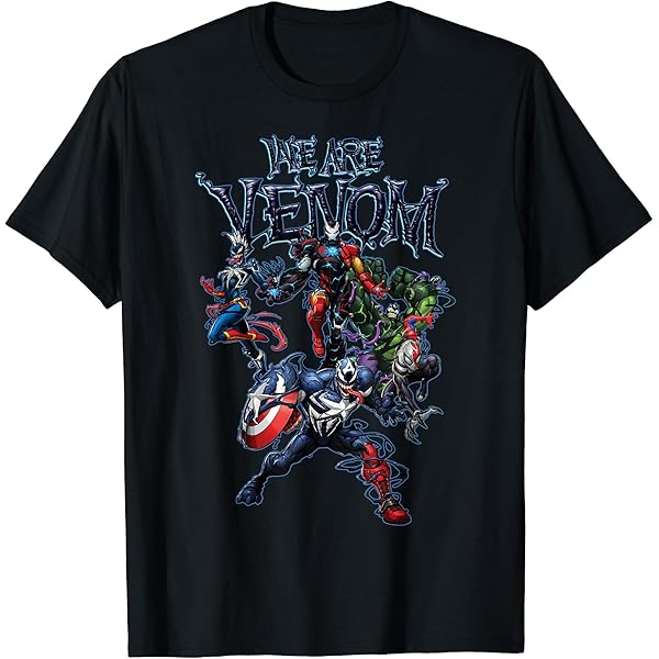 Amazon | マーベル ヴェノム エディ・ブロック Tシャツ | Tシャツ