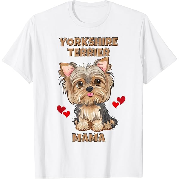 YOSHUYUKI セカンドスキン Tシャツ 犬 ヨークシャーテリア YOSHUYUKI セカンドスキン Tシャツ 犬 ヨークシャーテリア