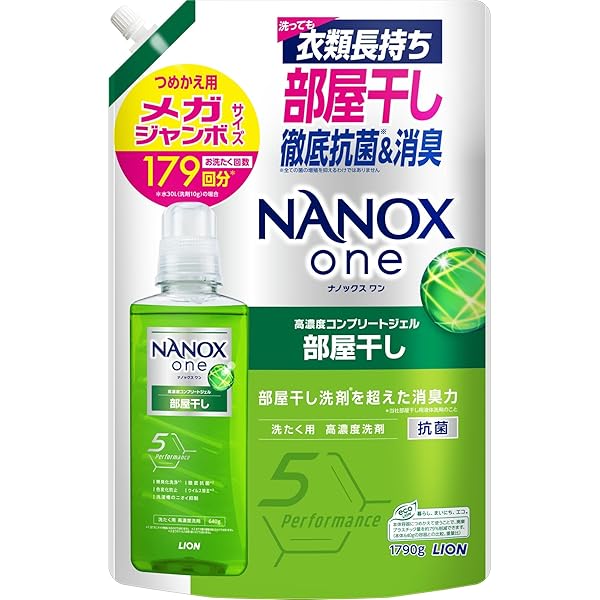 Amazon.co.jp: NANOX one ニオイ専用 詰替メガジャンボ
