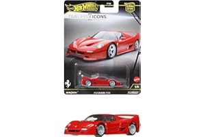 ホットウィール(Hot Wheels) カーカルチャー タイムレス アイコンズ フェラーリ F50 乗り物おもちゃ ミニカー 3歳から レッド JBK56
