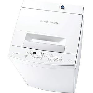 東芝 4.5kg 全自動洗濯機 ピュアホワイトTOSHIBA AW-45M9-W