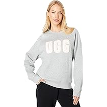 UGG スウェットグレー Mサイズ UGG スウェット グレー ピンクロゴ Mサイズ トレーナー アグ