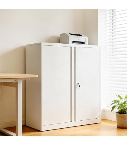 Amazon.co.jp: THE PRODUCT キャビネット スチール書庫 鍵付き 3段
