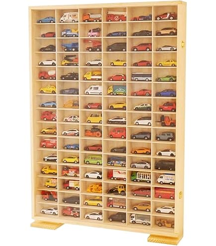 ミニカーケース６４台・大型サイズ収納 アクリル障子付 コレクション 日本製 ミニカーケース トミカ108台・大型サイズ対応 1／64