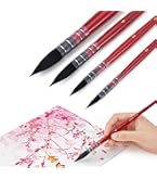 Amazon.co.jp: ホルベイン 水彩画筆 ブラックリセーブル SQ 3号