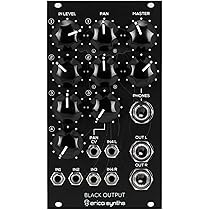 Amazon.co.jp: Erica Synths ブラック出力 v2 ステレオミキサー