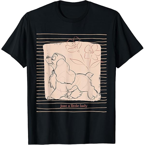 Amazon | Disney わんわん物語 デリシャス・ロマンティック Tシャツ
