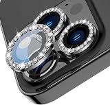 【6枚セット】AMAPC for iPhone16E カメラフィルム iPhone16E 用カメラフィルム レンズ保護カバー 薄型 強化ガラス 耐衝撃 独立型 黒縁取り 露出オーバー防止 アルミ合金 アイフォン 16E マックス用 カメラカバー ライト ダイヤモンド