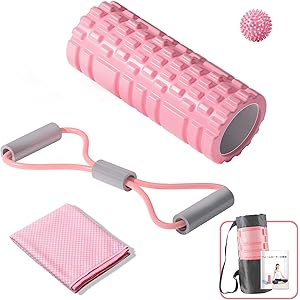 【おまけ付き】Luibor フォームローラー セット 筋膜リリース グリッド ローラー 3-IN-1ヨガセット グリッド…