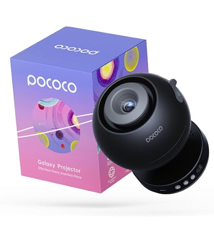 Amazon.co.jp: POCOCO Galaxy Star プロジェクター 充電式 5Kディスク