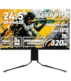 Amazon.co.jp: GRAPHT QD MiniLED ゲーミングモニター 27インチ 320Hz