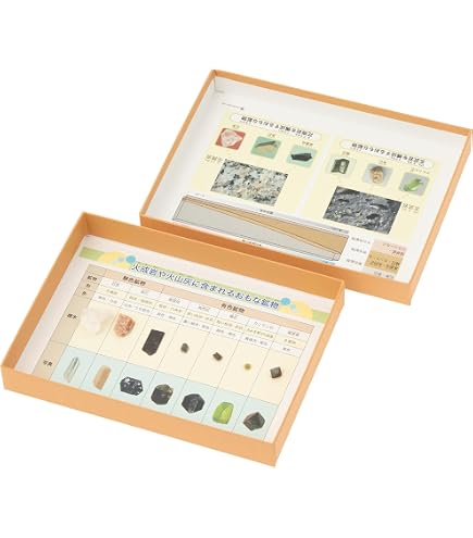Amazon | 大江理工社(Oherikosha) ブック型標本セット 岩石分類標本20