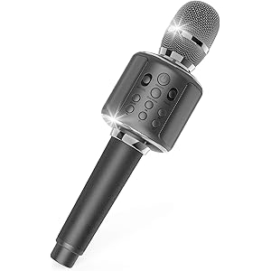 【最新版】カラオケマイク ワイヤレスマイク デュエット&伴奏機能付き 高音質 bluetooth ポータブルスピーカー…