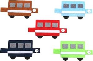 Amazon エレガンテポポ ボタンをとめる練習 手作りフェルト教材 電車 日本製 Fe Train Button 布のおもちゃ おもちゃ