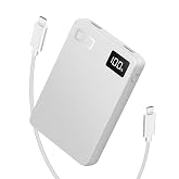 CIO モバイルバッテリー 20W PD急速充電 5000mAh USB-C×2 薄型12mm SMARTCOBY SLIM (ホワイト) | 厚さ12mmの薄型, 約108gの軽量, iPhone対応, パススルー充電対応, 持ち運びに最適