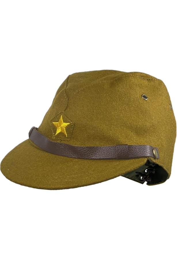 Amazon | 旧 日本軍 帝国 陸軍 初期 略帽 下士官兵 戦闘 帽子 軍帽