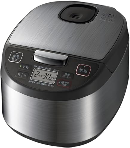 Amazon | 炊飯器 マイコン炊飯ジャー 5.5合 KS-S10J 黒厚釜 球面炊き