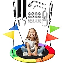 Amazon.co.jp: Socpuro ブランコセット 直径105cm 屋外&室内