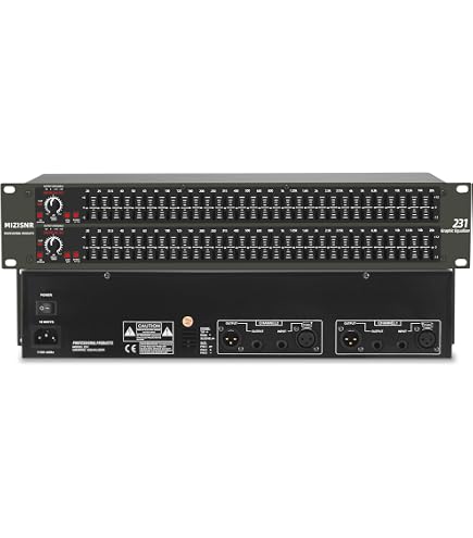 Sound Crossover Rack Audio Crossover MUSYSIC MU-CO4W Professional 2/3/4-Way Stereo Crossover ...