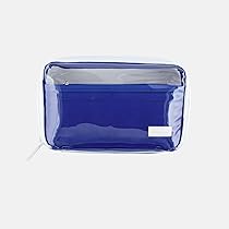 Amazon.co.jp: ほぼ日 ひきだしポーチ 姉 とうめいブルー : ファッション