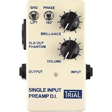 TRIAL Single Input Preamp D.I. プリアンプ Amazon | TRIAL/SINGLE INPUT PREAMP D.I. トライアル プリアンプ