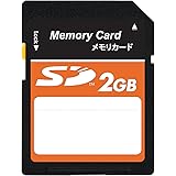RAWR ラーウ 2GB SDカード MLCチップ Class6対応 無地シリーズ バルク + 透明ケース（本体のみ、外包装なし）オレンジブラック RSD-002GBC10BK0