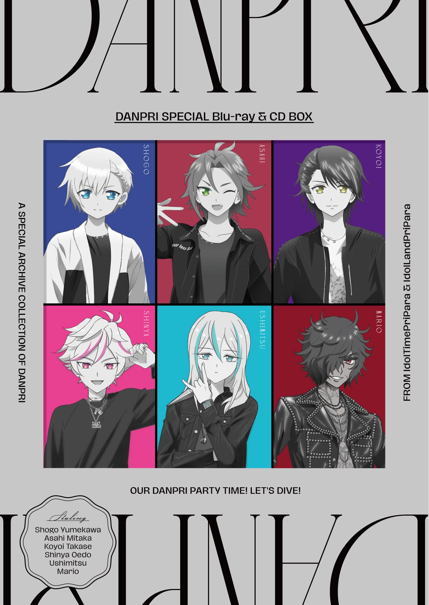 【Amazon.co.jp限定】DANPRI SPECIAL Blu-ray&CD BOX(特典:L版ビジュアルシート(10枚セット)+早期予約特典:DANPRI SPECIAL缶バッジ(6種セット)※早期予約特典の予約期間は2026年6月28日~1