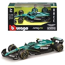 Amazon | Bburago 2025年モデル 1/43 F1 アストンマーティン・アラムコ