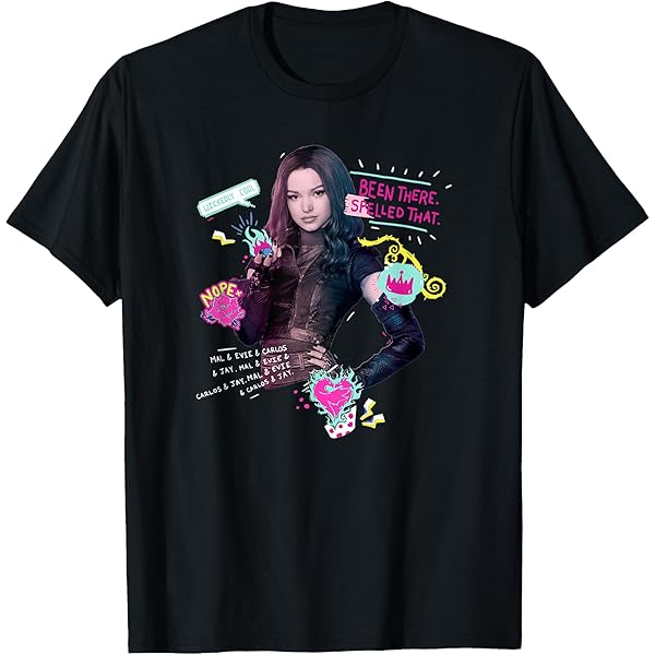 新品未使用　Disney Descendants3 Tシャツ 黒 Amazon | ディズニー ディセンダント3 VK キッズTシャツ Tシャツ