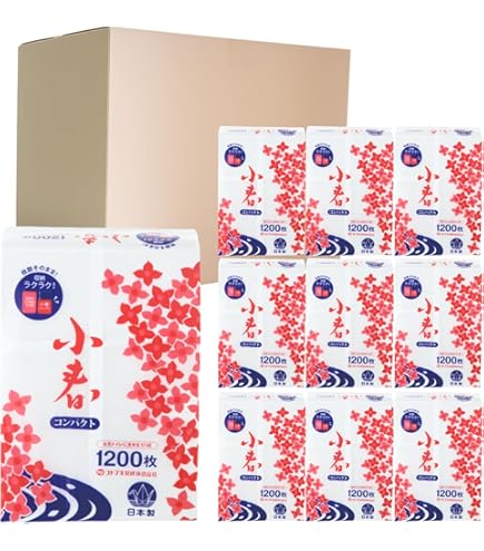 Amazon.co.jp: ホームペーパー ちり紙 藤 1800枚x6パック