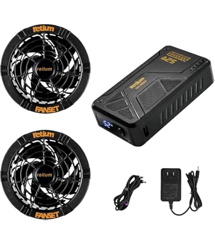 Amazon.co.jp: ビーカム 電動ファン付ウェア用共通バッテリー 15000mAh