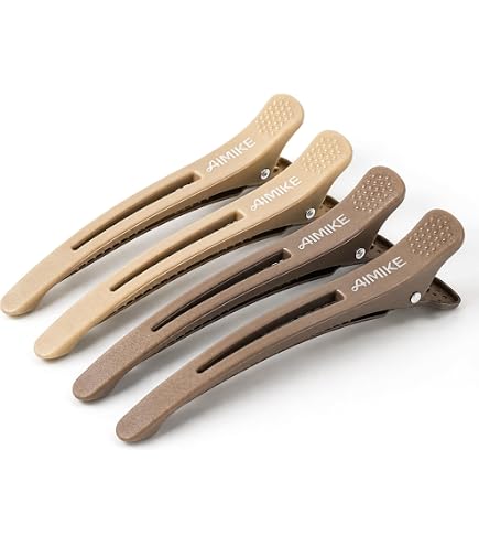 Amazon.co.jp: ZHICHUANGW【ダッカール ヘアクリップ】 12cm 6本セット