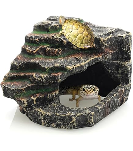Amazon | スドー HERPCRAFT ロックシェルターSP ML 岩石 リアル 模した