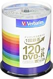 Verbatim バーベイタム 1回録画用 DVD-R CPRM 120分 100枚 ホワイトプリンタブル 片面1層 1-16倍速 VHR12JP100V4