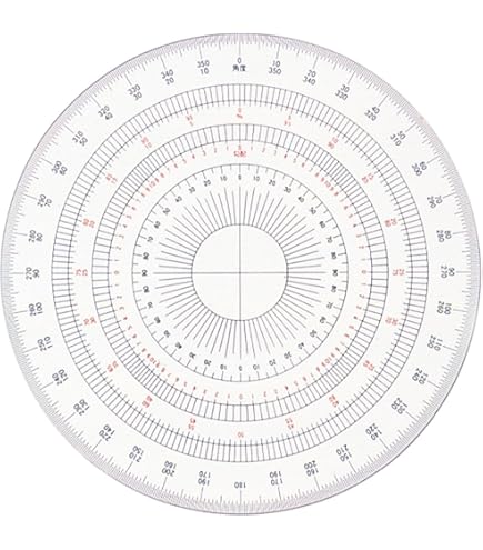 Amazon.co.jp: (STRAIGHT/ストレート) 全円分度器 170mm 16-660