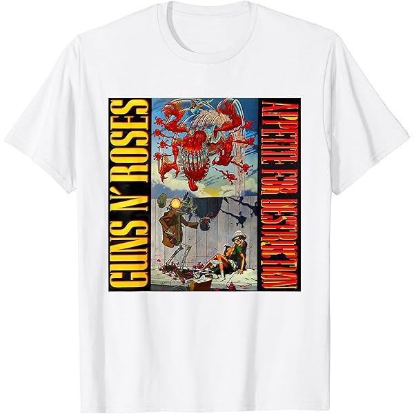 Amazon | 公式 Guns N' Roses Appetite For Destruction Tシャツ | T