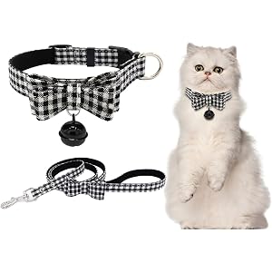 Homydom首輪 ペット用 クリスマス 鈴つき 猫ハーネス リッドセット 小型犬 中型犬 調節可能 ネコ 首飾り かっ…