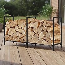 Amazon.co.jp: iimono117 薪ラック ログストッカー 【幅120×奥行35×高