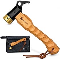 Amazon | FOREST HOME ペグハンマー ハンマー 真鍮ヘッド 名栗加工