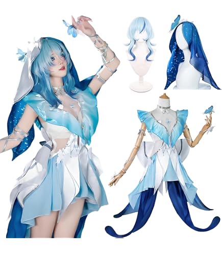 Amazon.co.jp: 鳴潮 長離 コスプレ 衣装 水着 ウィッグ 帽子 髪飾り