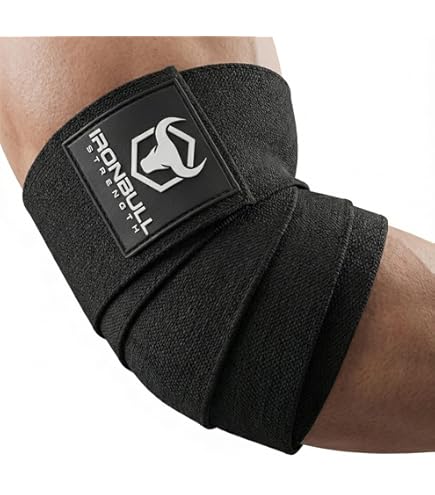 Amazon.co.jp: Iron Bull Strength ニースリーブ 膝サポーター 7mm （1