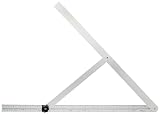 シンワ測定(Shinwa Sokutei) アルミ自由金 筋交 目盛付き 600mm 62571