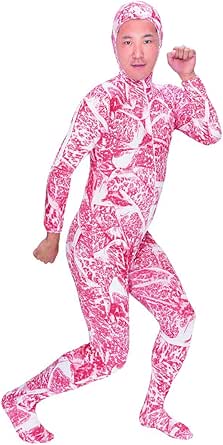 Amazon ピュア 全身タイツ 総柄 全3種 霜降り コスプレ 仮装 通販