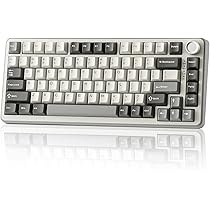 Amazon | YUNZII B75 PRO 75% ガスケットゲーミングキーボード 無線