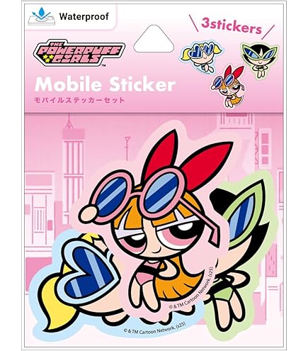 Amazon | グルマンディーズ パワーパフ ガールズ ステッカー Bタイプ