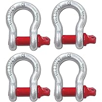 Amazon.co.jp: 鍛造シャックル弓型 使用荷重3.25T 牽引フック