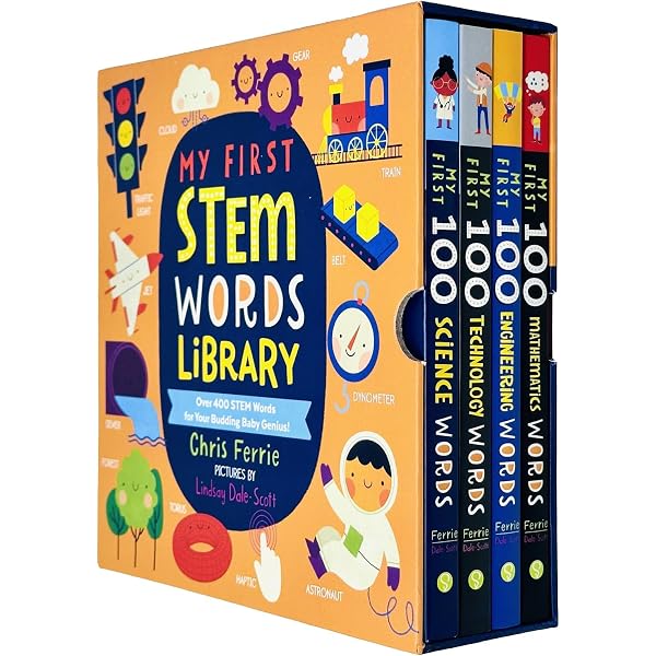 My First STEAM + Words Library 8 Book Collection Boxed Set By